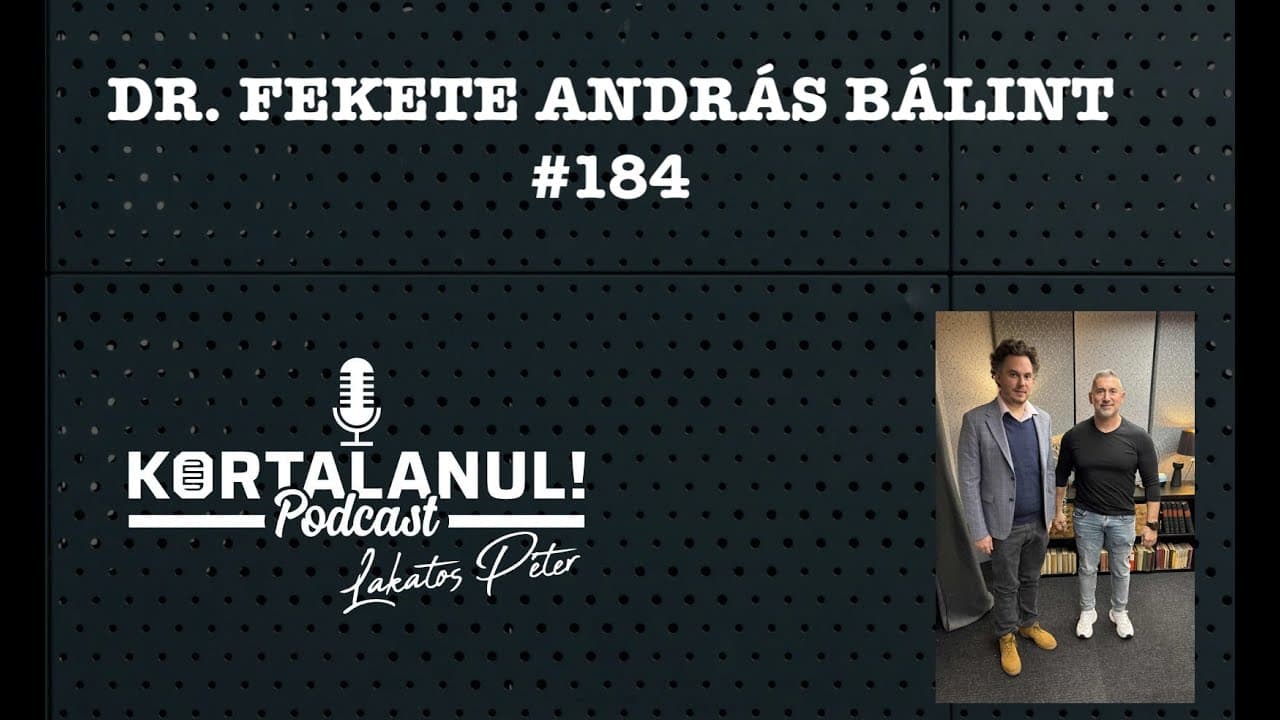 DR. FEKETE ANDRÁS BÁLINT   -   #184 – MEDDIG ÉLHETÜNK?