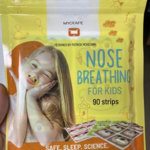 MYOTAPE - NOSE BREATHING STRIPS FOR KIDS - ORRLÉGZÉST TÁMOGATÓ SZÁJTAPASZ, 90 DB, GYERMEK MÉRET