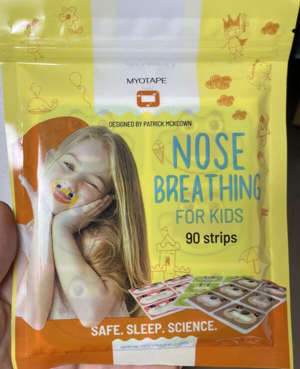 MYOTAPE - NOSE BREATHING STRIPS FOR KIDS - ORRLÉGZÉST TÁMOGATÓ SZÁJTAPASZ, 90 DB, GYERMEK MÉRET